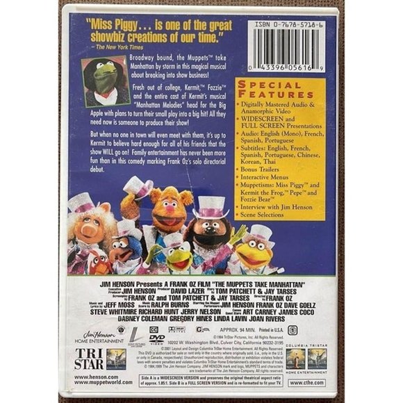 The Muppets Take Manhattan - DVD - Jim Henson - Picture 2 of 4